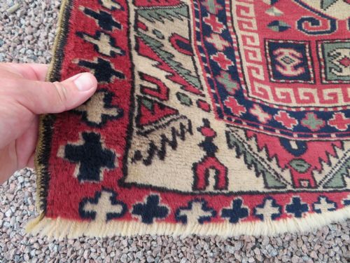 CHARMING ANTIQUE TURKISH BERGAMA RUG WEST ANATOLIA CIRCA 1910 180CM X 98CM - ADDITIONAL PHOTO 12