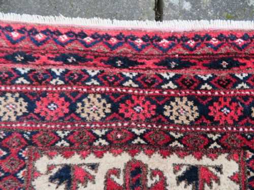 ANTIQUE BALUCH RUG CENTRAL TREE OF LIFE DESIGN EAST PERSIA 132CM X 92CM - ADDITIONAL PHOTO 11