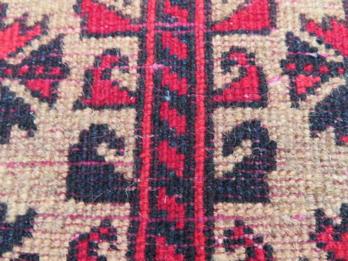 ANTIQUE BALUCH RUG CENTRAL TREE OF LIFE DESIGN EAST PERSIA 132CM X 92CM - ADDITIONAL PHOTO 20