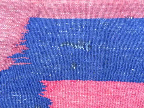 ANTIQUE AFSHAR DINING OR BREAD SOFREH RUG WALL HANGING DISPLAY BREAD EATING CLOTHAFSHAR TRIBES OF KERMANSOUTH PERSIA - ADDITIONAL PHOTO 14