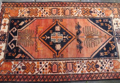 ANTIQUE TURKISH KURDISH VILLAGE RUG MALATYA PROVINCEEASTERN ANATOLIA162CM X 100CM - ADDITIONAL PHOTO 2