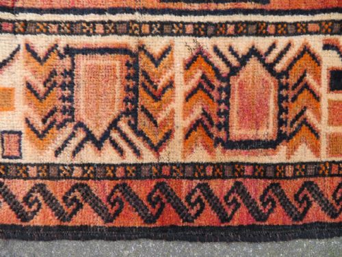 ANTIQUE TURKISH KURDISH VILLAGE RUG MALATYA PROVINCEEASTERN ANATOLIA162CM X 100CM - ADDITIONAL PHOTO 8