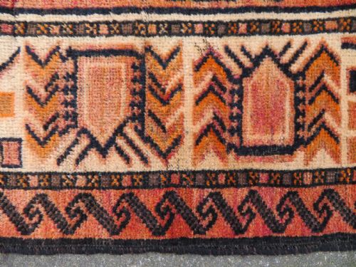 ANTIQUE TURKISH KURDISH VILLAGE RUG MALATYA PROVINCEEASTERN ANATOLIA162CM X 100CM - ADDITIONAL PHOTO 9