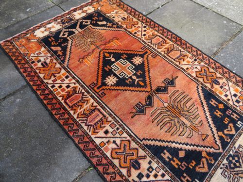 ANTIQUE TURKISH KURDISH VILLAGE RUG MALATYA PROVINCEEASTERN ANATOLIA162CM X 100CM - ADDITIONAL PHOTO 16