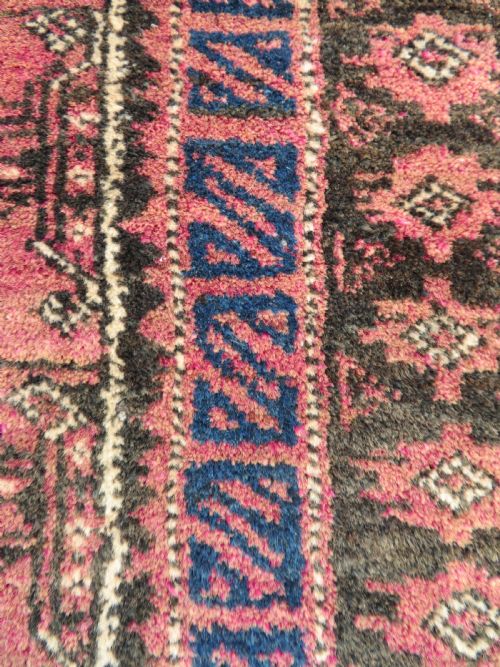 OLD AFGHAN TURKMEN SEHMIHRAB KIZIL AYAK PRAYER RUG 143CM X 90CM - ADDITIONAL PHOTO 10