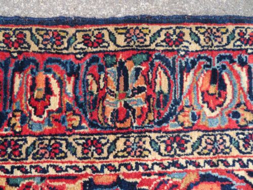 UNUSUAL DESIGN ANTIQUE SAROUK RUG WEST PERSIA 198CM X 128CM - ADDITIONAL PHOTO 10