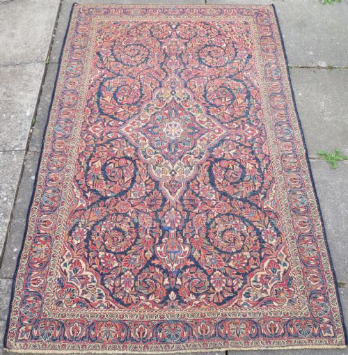 UNUSUAL DESIGN ANTIQUE SAROUK RUG WEST PERSIA 198CM X 128CM - ADDITIONAL PHOTO 20