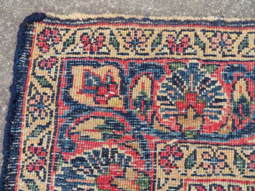 UNUSUAL DESIGN ANTIQUE SAROUK RUG WEST PERSIA 198CM X 128CM - ADDITIONAL PHOTO 21