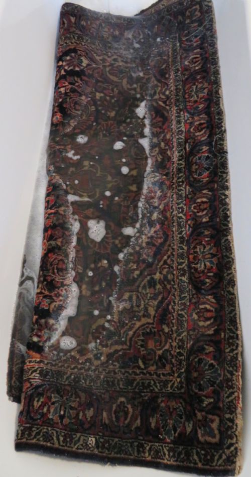 UNUSUAL DESIGN ANTIQUE SAROUK RUG WEST PERSIA 198CM X 128CM - ADDITIONAL PHOTO 26