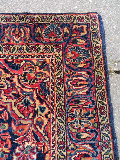UNUSUAL DESIGN ANTIQUE SAROUK RUG WEST PERSIA 198CM X 128CM - ADDITIONAL PHOTO 11