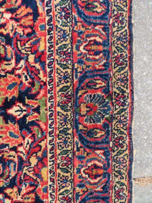 UNUSUAL DESIGN ANTIQUE SAROUK RUG WEST PERSIA 198CM X 128CM - ADDITIONAL PHOTO 12