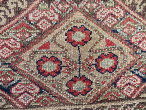 ANTIQUE KURDISH NARROW RUNNER NORTH WEST PERSIACIRCA 1900 318CM X 76CM - ADDITIONAL PHOTO 13