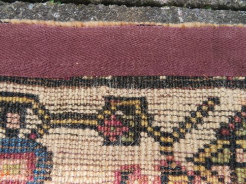 ATTRACTIVE ANTIQUE KURDISH NARROW VILLAGE MADE RUNNER NORTH WEST PERSIA 281CM X 93CM - ADDITIONAL PHOTO 22