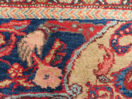 UNUSUAL OVERALL DESIGN ANTIQUE TABRIZ REGION VILLAGE RUG NORTH WEST PERSIA 186CM X 148CM - ADDITIONAL PHOTO 6