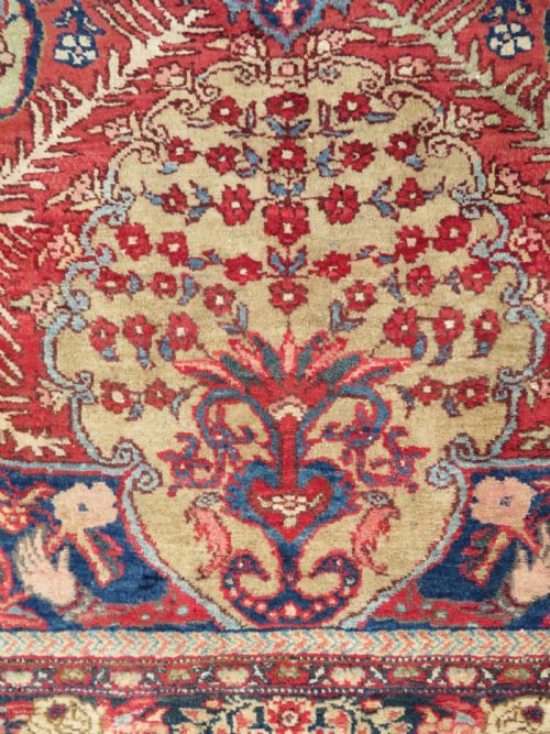 UNUSUAL OVERALL DESIGN ANTIQUE TABRIZ REGION VILLAGE RUG NORTH WEST PERSIA 186CM X 148CM - ADDITIONAL PHOTO 7