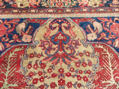 UNUSUAL OVERALL DESIGN ANTIQUE TABRIZ REGION VILLAGE RUG NORTH WEST PERSIA 186CM X 148CM - ADDITIONAL PHOTO 8