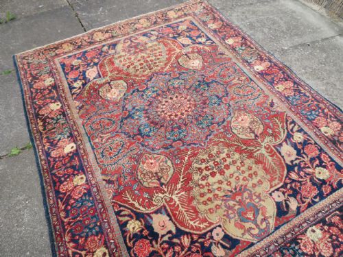 UNUSUAL OVERALL DESIGN ANTIQUE TABRIZ REGION VILLAGE RUG NORTH WEST PERSIA 186CM X 148CM - ADDITIONAL PHOTO 16