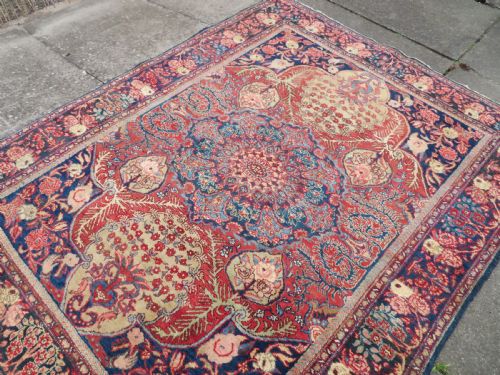 UNUSUAL OVERALL DESIGN ANTIQUE TABRIZ REGION VILLAGE RUG NORTH WEST PERSIA 186CM X 148CM - ADDITIONAL PHOTO 17