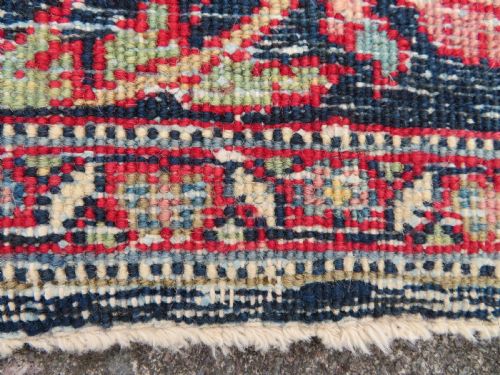 UNUSUAL OVERALL DESIGN ANTIQUE TABRIZ REGION VILLAGE RUG NORTH WEST PERSIA 186CM X 148CM - ADDITIONAL PHOTO 20