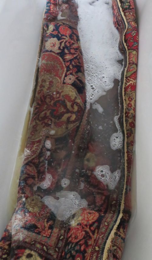 UNUSUAL OVERALL DESIGN ANTIQUE TABRIZ REGION VILLAGE RUG NORTH WEST PERSIA 186CM X 148CM - ADDITIONAL PHOTO 26