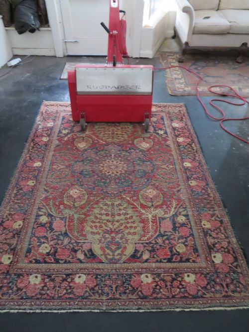 UNUSUAL OVERALL DESIGN ANTIQUE TABRIZ REGION VILLAGE RUG NORTH WEST PERSIA 186CM X 148CM - ADDITIONAL PHOTO 22
