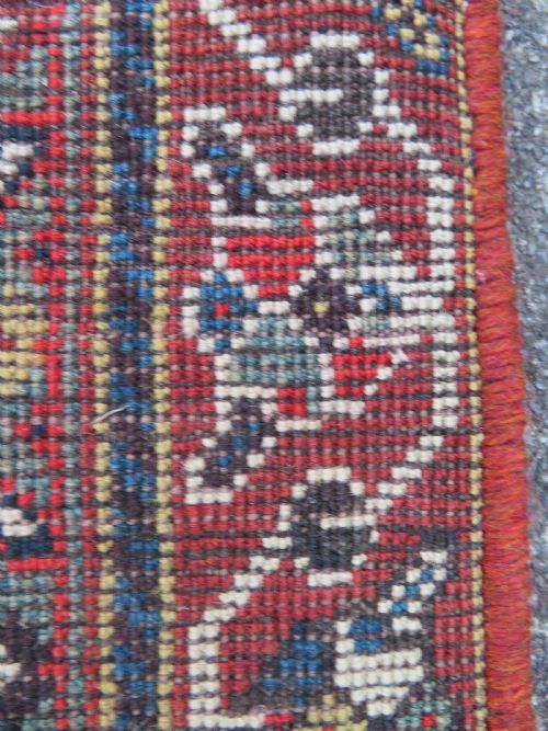 INTERIOR DESIGN EARLY ANTIQUE QASHQAI TRIBAL RUNNER CIRCA 1860S 293CM X 89CM - ADDITIONAL PHOTO 26