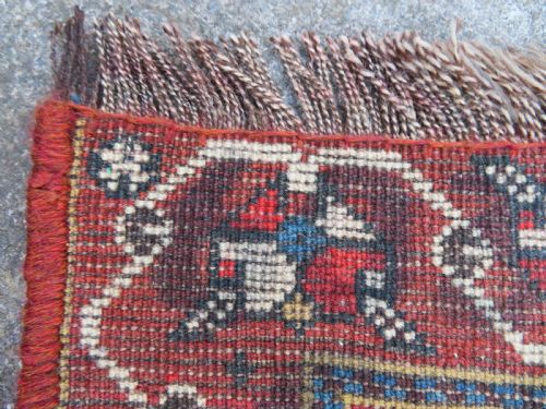 INTERIOR DESIGN EARLY ANTIQUE QASHQAI TRIBAL RUNNER CIRCA 1860S 293CM X 89CM - ADDITIONAL PHOTO 27