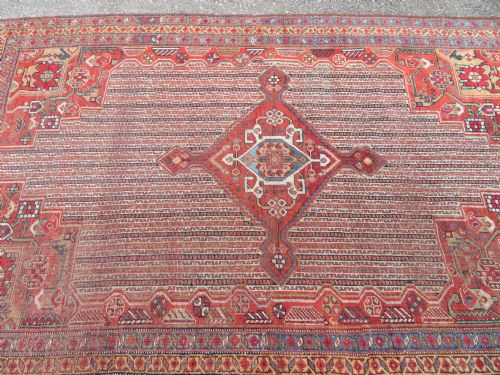 INTERIOR DESIGN EARLY ANTIQUE KHAMSEH TRIBAL RUG SOUTH WEST PERSIACIRCA 1870S 234CM X 148CM - ADDITIONAL PHOTO 18