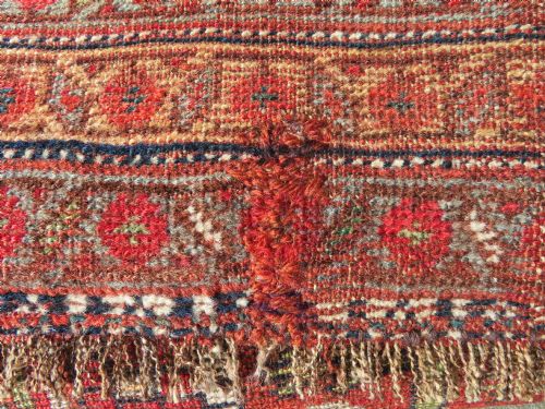 INTERIOR DESIGN EARLY ANTIQUE KHAMSEH TRIBAL RUG SOUTH WEST PERSIACIRCA 1870S 234CM X 148CM - ADDITIONAL PHOTO 26