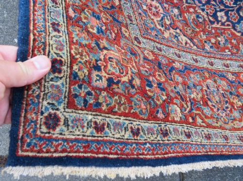 ANTIQUE KASHAN RUG NORTH WEST CENTRAL PERSIACIRCA 1920 207CM X 135CM - ADDITIONAL PHOTO 7