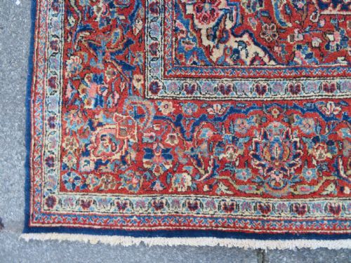 ANTIQUE KASHAN RUG NORTH WEST CENTRAL PERSIACIRCA 1920 207CM X 135CM - ADDITIONAL PHOTO 12