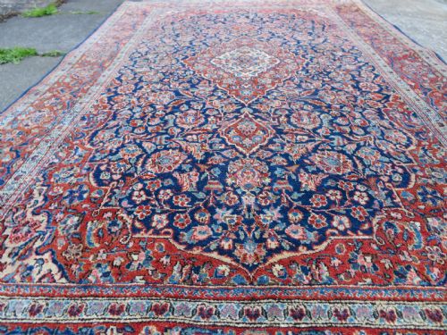 ANTIQUE KASHAN RUG NORTH WEST CENTRAL PERSIACIRCA 1920 207CM X 135CM - ADDITIONAL PHOTO 13
