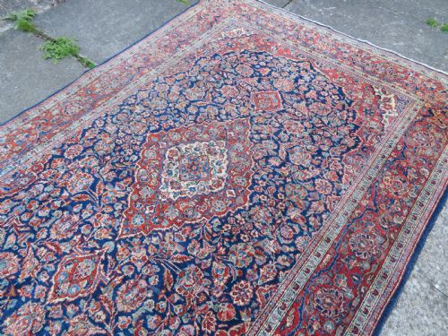 ANTIQUE KASHAN RUG NORTH WEST CENTRAL PERSIACIRCA 1920 207CM X 135CM - ADDITIONAL PHOTO 14