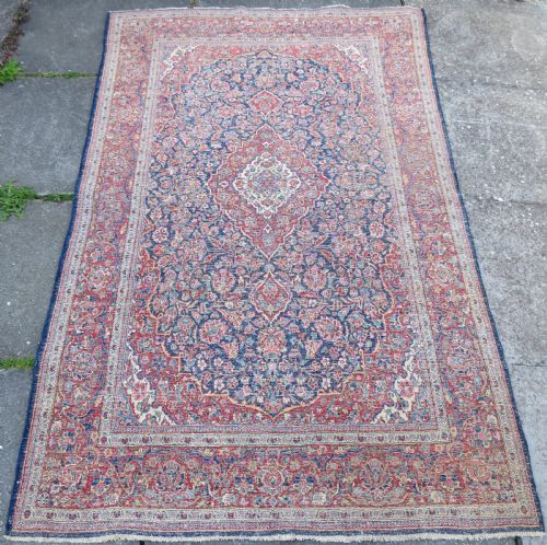 ANTIQUE KASHAN RUG NORTH WEST CENTRAL PERSIACIRCA 1920 207CM X 135CM - ADDITIONAL PHOTO 19