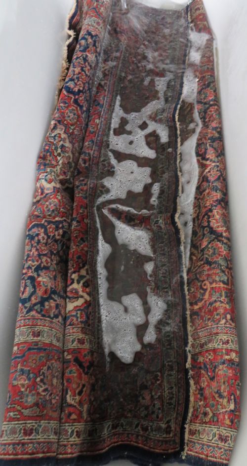 ANTIQUE KASHAN RUG NORTH WEST CENTRAL PERSIACIRCA 1920 207CM X 135CM - ADDITIONAL PHOTO 26