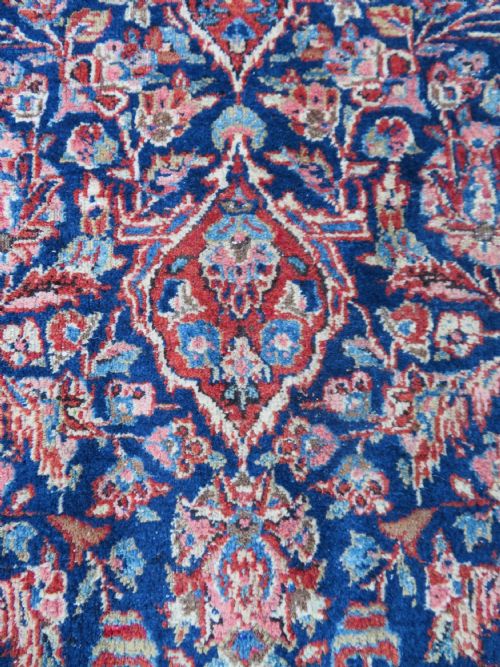 ANTIQUE KASHAN RUG NORTH WEST CENTRAL PERSIACIRCA 1920 207CM X 135CM - ADDITIONAL PHOTO 6