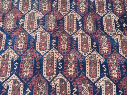 ANTIQUE BALUCH RUG MAHDAD KHANI TRIBESOUTH EAST PERSIALATE 19THC 163CM X 100CM - ADDITIONAL PHOTO 4