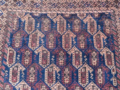 ANTIQUE BALUCH RUG MAHDAD KHANI TRIBESOUTH EAST PERSIALATE 19THC 163CM X 100CM - ADDITIONAL PHOTO 5