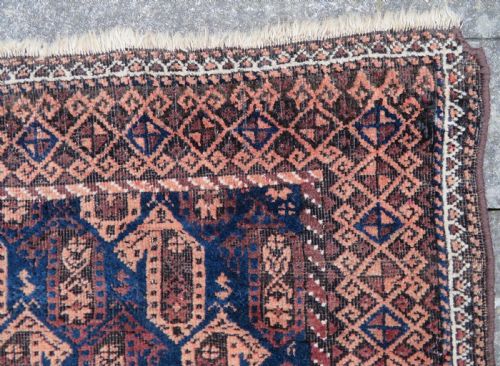 ANTIQUE BALUCH RUG MAHDAD KHANI TRIBESOUTH EAST PERSIALATE 19THC 163CM X 100CM - ADDITIONAL PHOTO 10