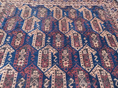 ANTIQUE BALUCH RUG MAHDAD KHANI TRIBESOUTH EAST PERSIALATE 19THC 163CM X 100CM - ADDITIONAL PHOTO 12