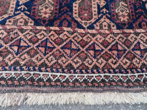 ANTIQUE BALUCH RUG MAHDAD KHANI TRIBESOUTH EAST PERSIALATE 19THC 163CM X 100CM - ADDITIONAL PHOTO 15