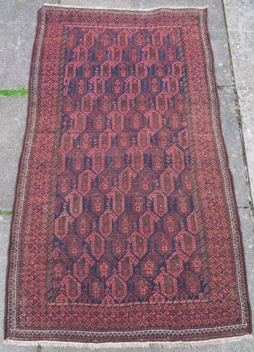 ANTIQUE BALUCH RUG MAHDAD KHANI TRIBESOUTH EAST PERSIALATE 19THC 163CM X 100CM - ADDITIONAL PHOTO 17