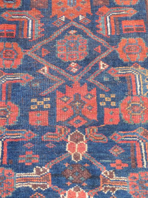 ANTIQUE KURDISH NARROW RUNNER RUG PAIR TRIBESWOMEN FIGURES NORTH WEST PERSIA 275CM X 76CM - ADDITIONAL PHOTO 12