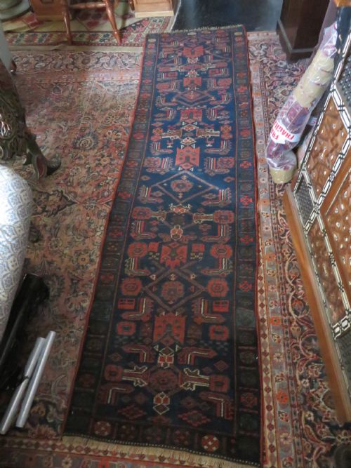 ANTIQUE KURDISH NARROW RUNNER RUG PAIR TRIBESWOMEN FIGURES NORTH WEST PERSIA 275CM X 76CM - ADDITIONAL PHOTO 21