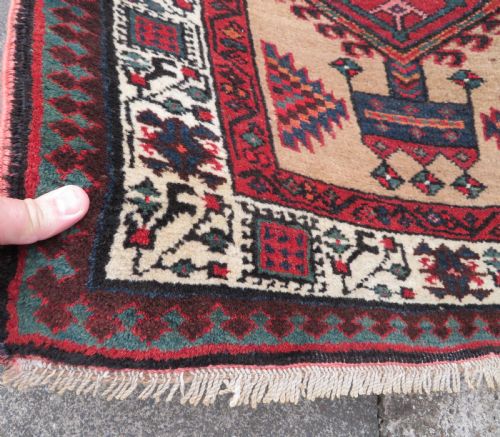 ANTIQUE SARAB NARROW VILLAGE RUNNER NORTH WEST PERSIA 330CM X 84CM - ADDITIONAL PHOTO 8
