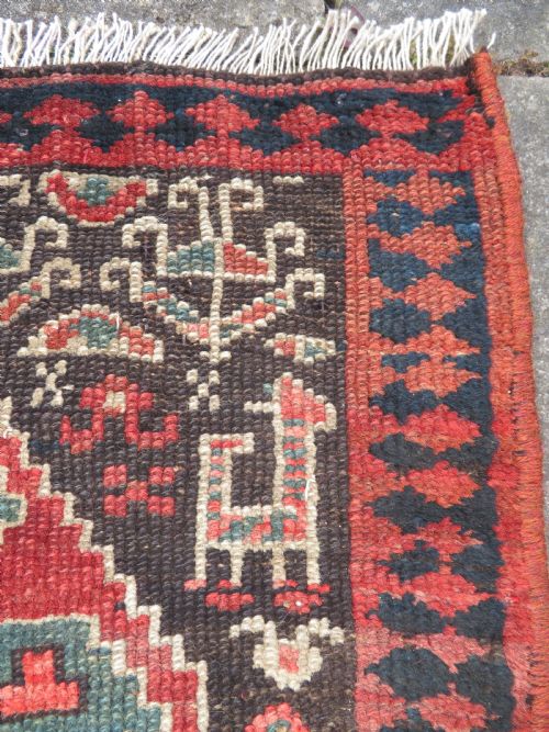 INTERIOR DESIGNEARLY ANTIQUE KURDISH NARROW RUNNERRUG NORTH WEST PERSIACIRCA 1860S 282CM X 74CM - ADDITIONAL PHOTO 5