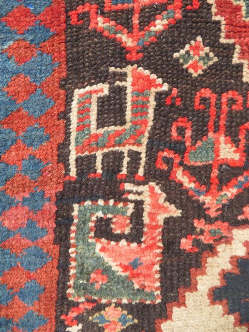 INTERIOR DESIGNEARLY ANTIQUE KURDISH NARROW RUNNERRUG NORTH WEST PERSIACIRCA 1860S 282CM X 74CM - ADDITIONAL PHOTO 8