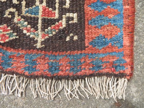 INTERIOR DESIGNEARLY ANTIQUE KURDISH NARROW RUNNERRUG NORTH WEST PERSIACIRCA 1860S 282CM X 74CM - ADDITIONAL PHOTO 13