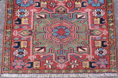 ANTIQUE HERIZ KARAJA NARROW RUNNER RUG NORTH WEST PERSIA 338CM X 82CM ONLY 82CM WIDE - ADDITIONAL PHOTO 2