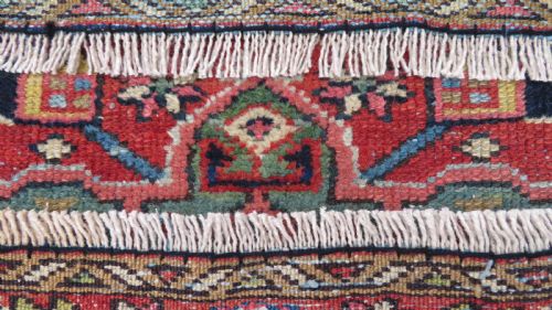 ANTIQUE HERIZ KARAJA NARROW RUNNER RUG NORTH WEST PERSIA 338CM X 82CM ONLY 82CM WIDE - ADDITIONAL PHOTO 18